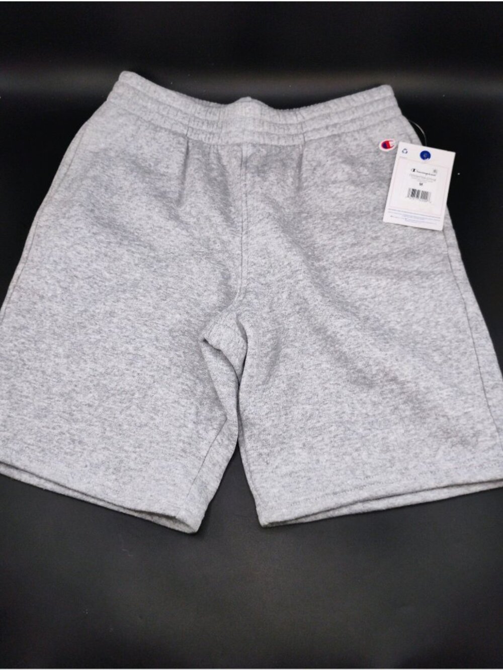 Champion Mens Heather Gray Signature Fleece Shorts M Size